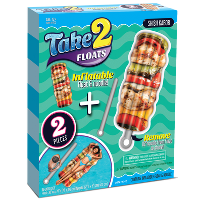 Take2Floats Chicken Shish Kebab Float and Skewer Noodle